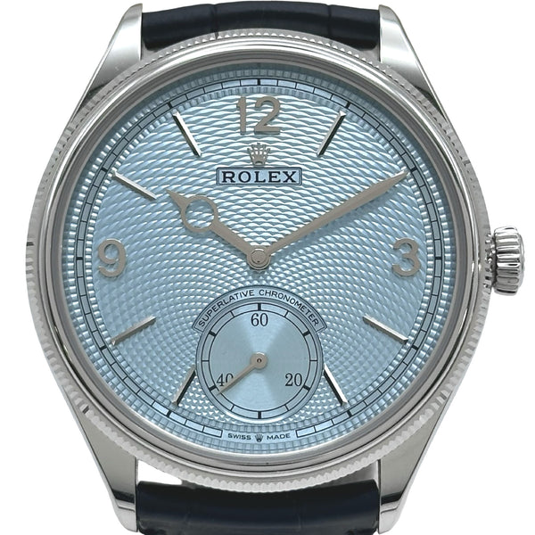 ロレックス ROLEX 1908 52506 アイスブルー プラチナ 自動巻き メンズ