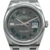 ロレックス ROLEX デイトジャスト36 126200 スレート ステンレススチール 自動巻き メンズ 腕時計
