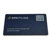 ブライトリング BREITLING アベンジャーズ クロノグラフ 45 ナイトミッション V13317101B1X1 ブラック チタン(DLC加工) 自動巻き メンズ 腕時計