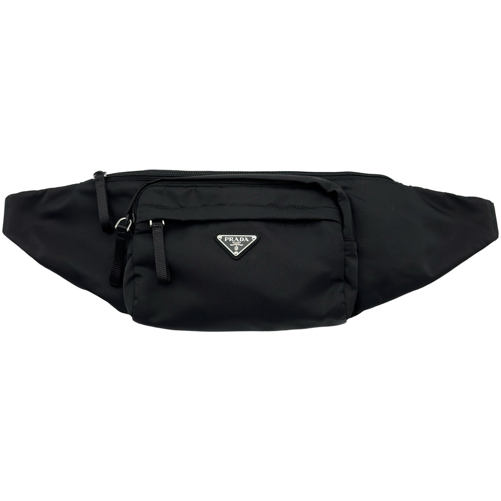 プラダ 黒 ナイロン ボディバック2VL005 プラダ PRADA ナイロンボディバッグ 2VL005 ブラック ユニセックス