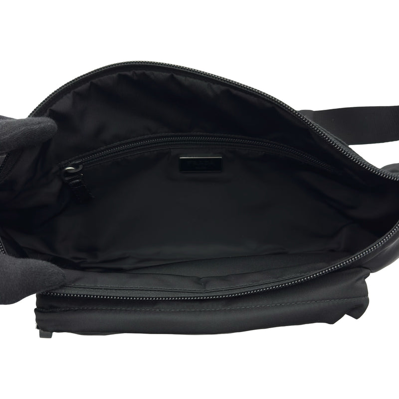 プラダ 黒 ナイロン ボディバック2VL005 プラダ PRADA ナイロンボディバッグ 2VL005 ブラック ユニセックス