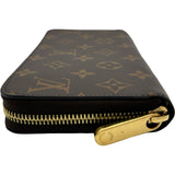ルイ・ヴィトン LOUIS VUITTON ジッピー・ウォレット M41895 ブラウン モノグラム・キャンバス レディース 長財布
