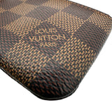 ルイ・ヴィトン LOUIS VUITTON ポシェット・クレ N61658 ブラウン ダミエ/レザー レディース コインケース