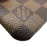 ルイ・ヴィトン LOUIS VUITTON ポシェット・クレ N61658 ブラウン ダミエ/レザー レディース コインケース