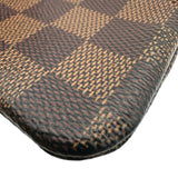 ルイ・ヴィトン LOUIS VUITTON ポシェット・クレ N61658 ブラウン ダミエ/レザー レディース コインケース