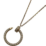 カルティエ Cartier ジュストアンクルダイヤネックレス ピンクゴールド Au750 ダイヤモンド ジュエリー