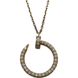 カルティエ Cartier ジュストアンクルダイヤネックレス ピンクゴールド Au750 ダイヤモンド ジュエリー