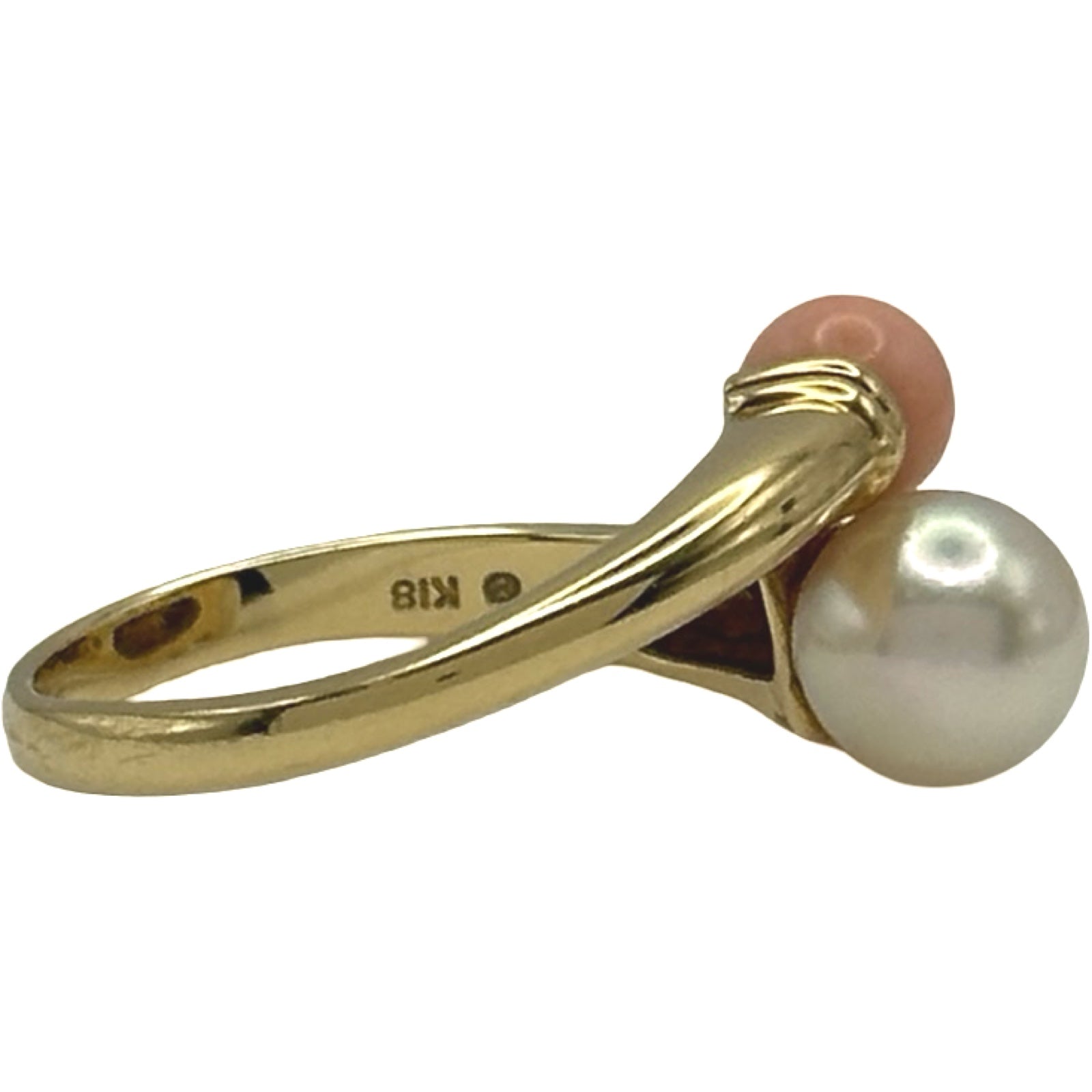 ミキモト MIKIMOTO リング ゴールド K18 パール ジュエリー | 中古