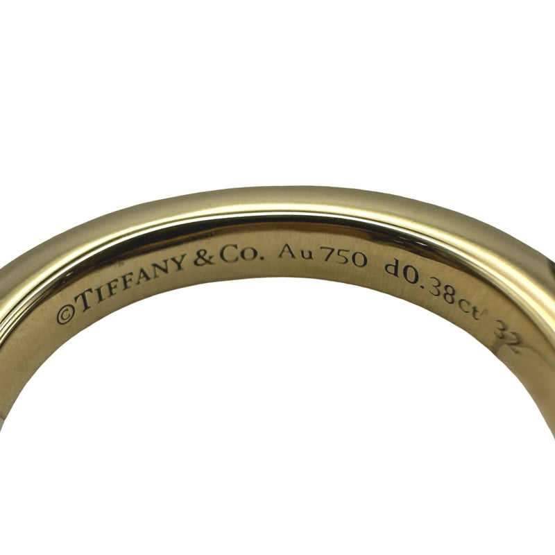 ティファニー TIFFANY＆CO ロックリング ゴールド Au750 ダイヤモンド