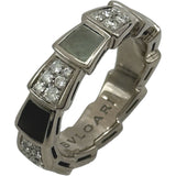 ブルガリ BVLGARI セルペンティヴァイパーリング ホワイトゴールド Au750 ダイヤモンド ジュエリー