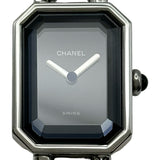 シャネル CHANEL プルミエール M H0452 ブラック ステンレススチール レディース 腕時計