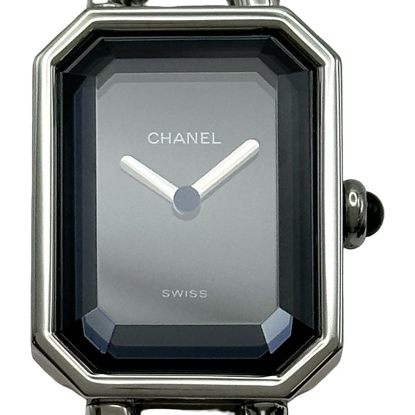 シャネル CHANEL プルミエール M H0452 ブラック ステンレススチール
