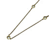 ティファニー TIFFANY＆CO バイザヤードネックレス ゴールド 750/ダイヤモンド ジュエリー