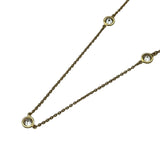 ティファニー TIFFANY＆CO バイザヤードネックレス ゴールド 750/ダイヤモンド ジュエリー