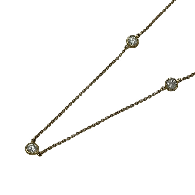 ティファニー TIFFANY＆CO バイザヤードネックレス ゴールド 750 