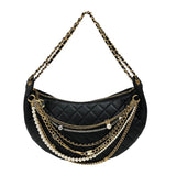シャネル CHANEL マトラッセ オール アバウト チェーン ホーボーバッグ AS0774 ブラック ゴールド金具 ラムスキン レディース ショルダーバッグ