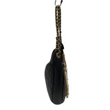 シャネル CHANEL マトラッセ オール アバウト チェーン ホーボーバッグ AS0774 ブラック ゴールド金具 ラムスキン レディース ショルダーバッグ