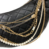 シャネル CHANEL マトラッセ オール アバウト チェーン ホーボーバッグ AS0774 ブラック ゴールド金具 ラムスキン レディース ショルダーバッグ