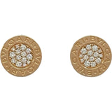 ブルガリ BVLGARI ブルガリブルガリダイヤピアス ピンクゴールド Au750/ダイヤモンド ジュエリー