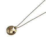 カルティエ Cartier アミュレットネックレスS ピンクゴールド Au750/マラカイト/ダイヤモンド ジュエリー