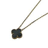 ヴァンクリーフ＆アーペル Van Cleef & Arpels ヴィンテージ アルハンブラネックレス ゴールド Au750/オニキス ジュエリー