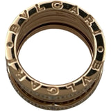 ブルガリ BVLGARI ビーゼロワンレジェンドリング ピンクゴールド Au750/ダイヤモンド ジュエリー