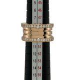 ブルガリ BVLGARI ビーゼロワンレジェンドリング ピンクゴールド Au750/ダイヤモンド ジュエリー