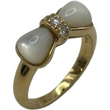 ヴァンクリーフ＆アーペル Van Cleef & Arpels ヌーパピヨンリング ゴールド 18K/ダイヤモンド/シェル ジュエリー