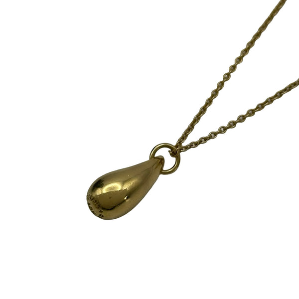 ティファニー TIFFANY＆CO ティアドロップネックレス ゴールド K18