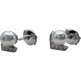 ショーメ CHAUMET エグレットピアス ホワイトゴールド Au750 パール ジュエリー