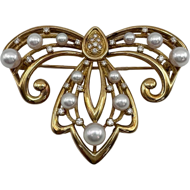 ミキモト MIKIMOTO ブローチ ゴールド K18 パール ジュエリー | 中古