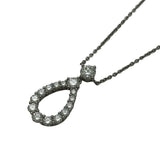 ハリーウィンストン HARRY WINSTON ループネックレスエクストララージ プラチナ Pt950/ダイヤモンド ダイヤモンド ジュエリー