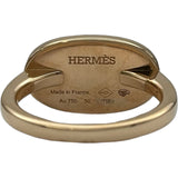 エルメス HERMES シェーヌダンクルヴェルソリング ピンクゴールド Au750 ジュエリー