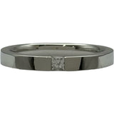 ハリーウィンストン HARRY WINSTON プリンセスカットバンドリング プラチナ Pt950/ダイヤモンド ジュエリー