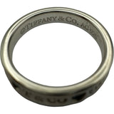 ティファニー TIFFANY＆CO ナローリング シルバー Ag925/サファイア ジュエリー