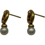 ティファニー TIFFANY＆CO ドアノックピアス ゴールド 750/パール ジュエリー