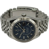 ロレックス ROLEX スカイドゥエラー 326934 ブルー ホワイトゴールド/ステンレススチール 自動巻き メンズ 腕時計