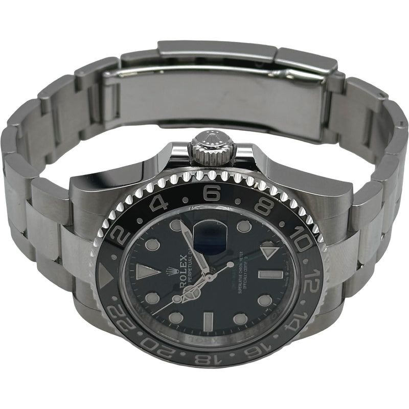 ロレックス ROLEX GMTマスター2 126710GRNR ブラック ステンレス