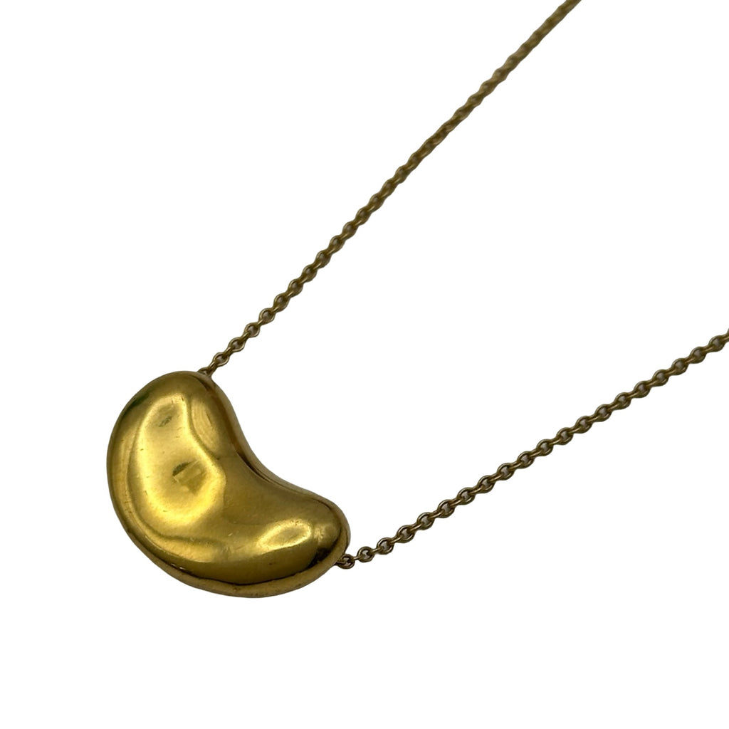 Tiffany &Co ネックレス　取引中 ティファニー TIFFANY＆CO ビーンネックレス ゴールド 750 ジュエリー