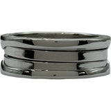 ブルガリ BVLGARI ビーゼロワンリング3バンド(S) ホワイトゴールド 750 ジュエリー