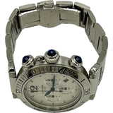 カルティエ Cartier パシャドゥカルティエクロノグラフ WSPA0018 シルバー ステンレススチール メンズ 腕時計