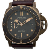 パネライ PANERAI サブマーシブル ブロンゾ 47mm PAM00968 ブラウン ブロンズ 自動巻き メンズ 腕時計