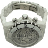 シャネル CHANEL J12クロノグラフ41MM H2009 ホワイト セラミック/ステンレススチール 自動巻き メンズ 腕時計