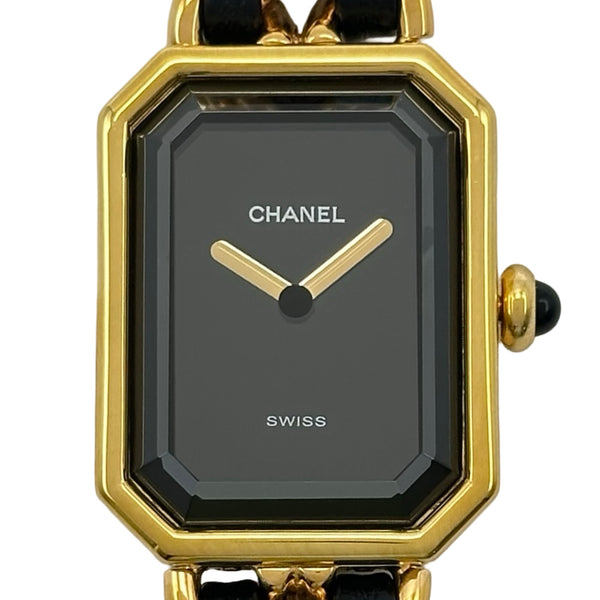 シャネル CHANEL プルミエール S H0001 ブラック ゴールドプレーテッド