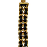 シャネル CHANEL プルミエール S H0001 ブラック ゴールドプレーテッド クオーツ レディース 腕時計