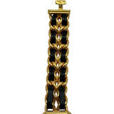 シャネル CHANEL プルミエール S H0001 ブラック ゴールドプレーテッド クオーツ レディース 腕時計
