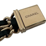 シャネル CHANEL プルミエール S オリジナル エディション H6951 ブラック 金メッキ クオーツ レディース 腕時計