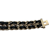 シャネル CHANEL プルミエール S オリジナル エディション H6951 ブラック 金メッキ クオーツ レディース 腕時計