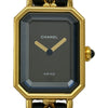 シャネル CHANEL プルミエール S H0001 ブラック メッキ クオーツ レディース 腕時計