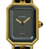 シャネル CHANEL プルミエール S H0001 ブラック メッキ クオーツ レディース 腕時計